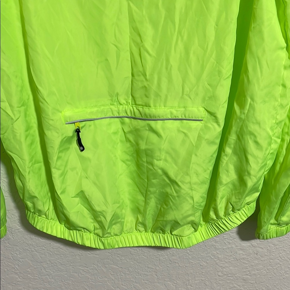 Canari Microlight Shell Neon Yellow Performance Jacket - Picture 5 of 6